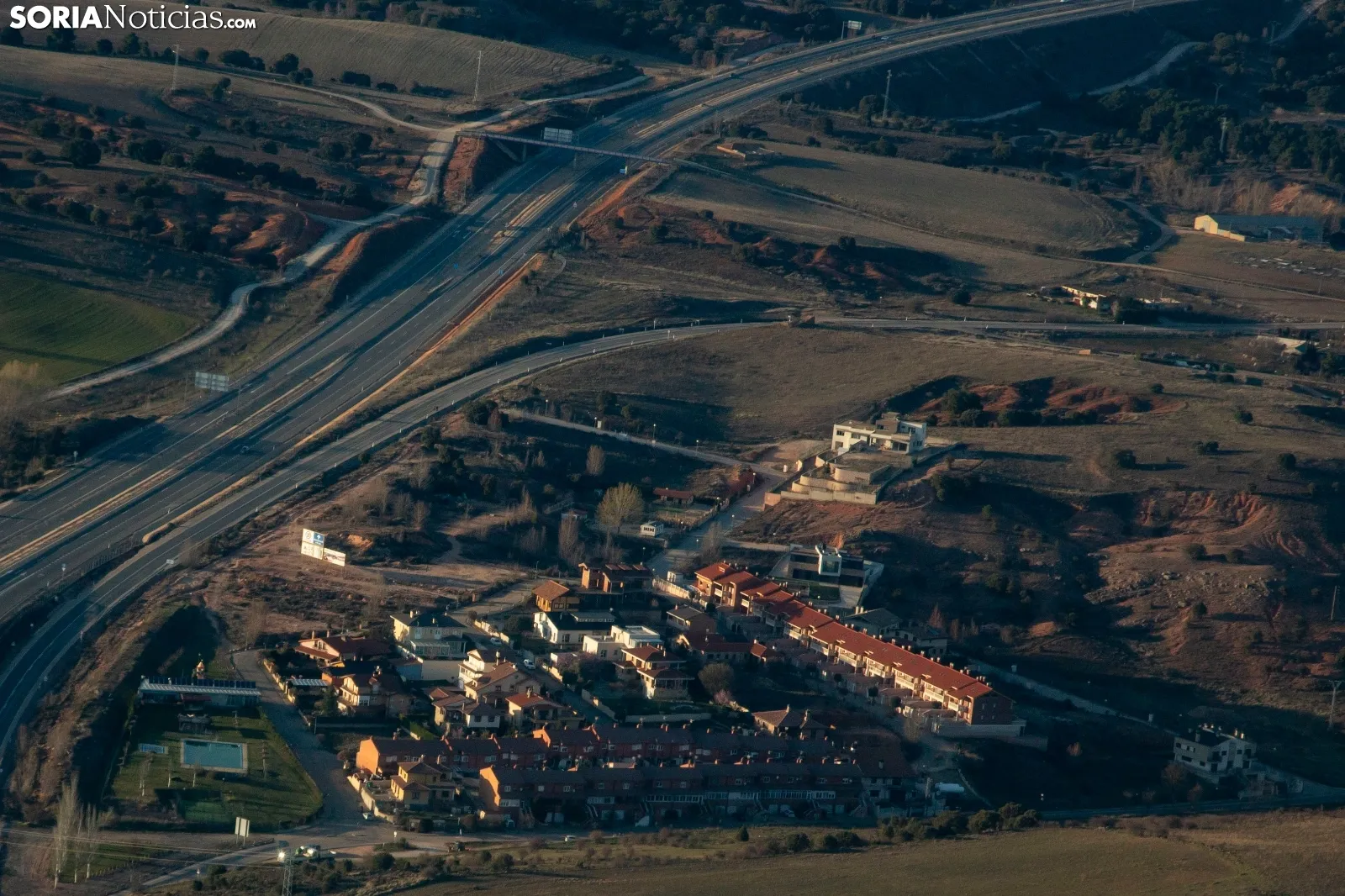 Soria desde el aire.