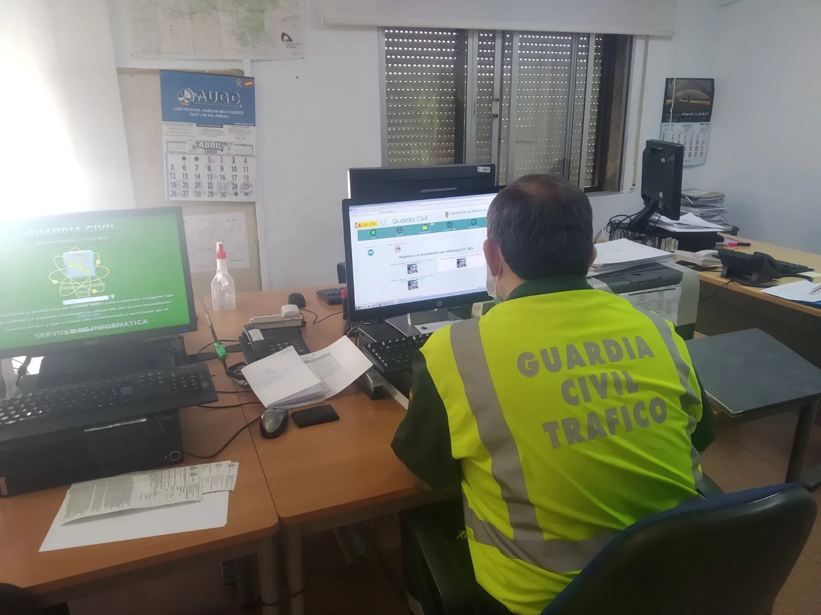 Foto 2 - Soria: Detenido un camionero de Santander que sextuplicaba la tasa de alcoholemia 