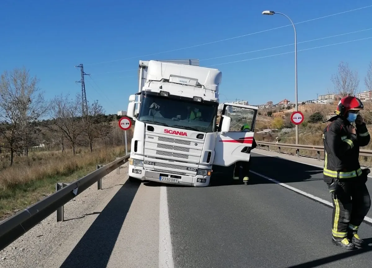 Imágenes del accidente.