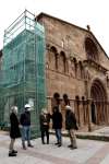 Foto 2 - Esta semana concluyen las obras de reparación en un contrafuerte de la iglesia de Santo Domingo