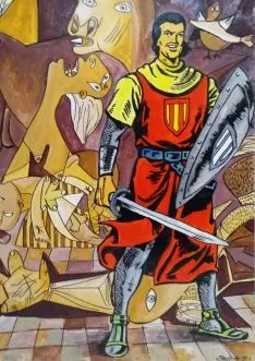 Cuadros de Quique Bastida.