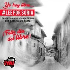 Foto 5 - Soria &iexcl;Ya! anima a leer por Soria el 23A como acto de rebeld&iacute;a ante la Junta de Castilla y Le&oacute;n