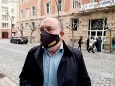Miguel Latorre, este martes tras la concentración. /SN