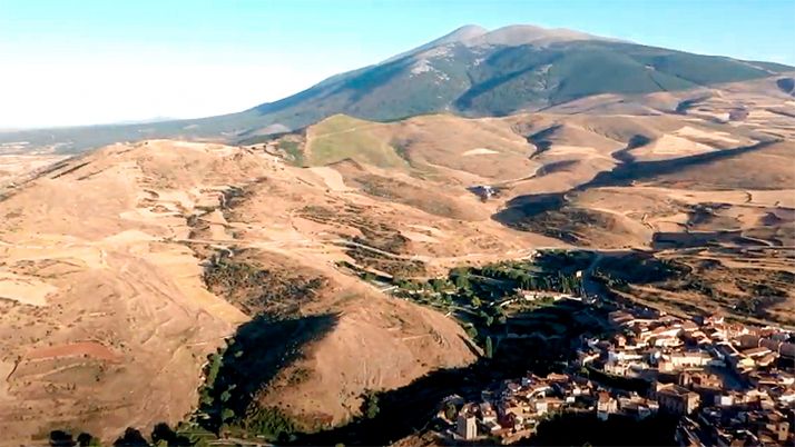 Breve y espectacular visita aérea por Ágreda