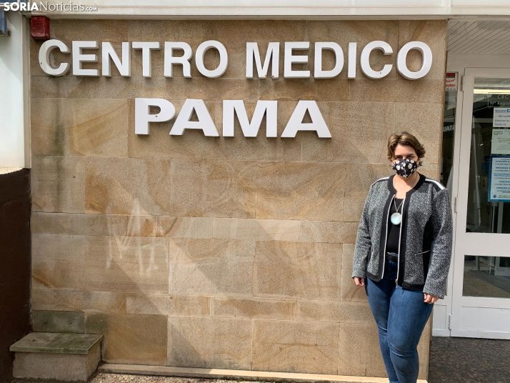 Miriam Pastor en el Centro Médico PAMA.