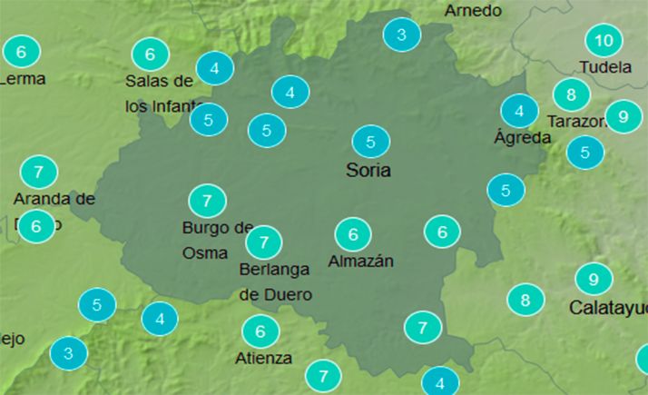 El tiempo en Soria: Menos primavera este sábado