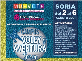 Primer Campus de Voleibol y Aventura en Soria