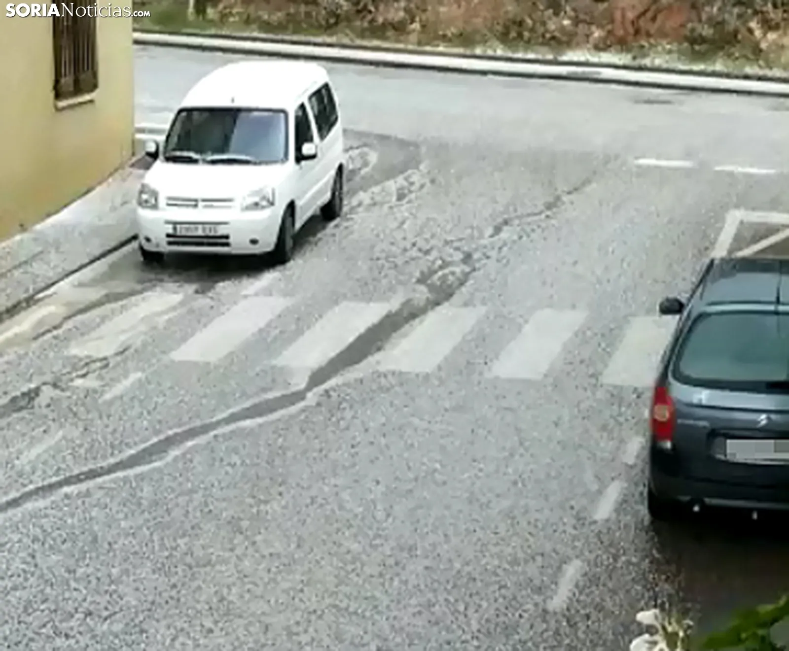 Foto 2 - Notable granizada en El Burgo