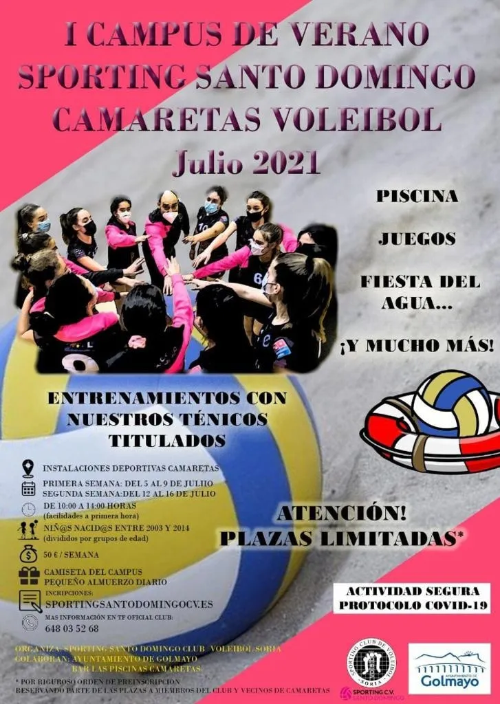 Foto 2 - Ya hay fechas para los campus del Sporting Santo Domingo de voleibol
