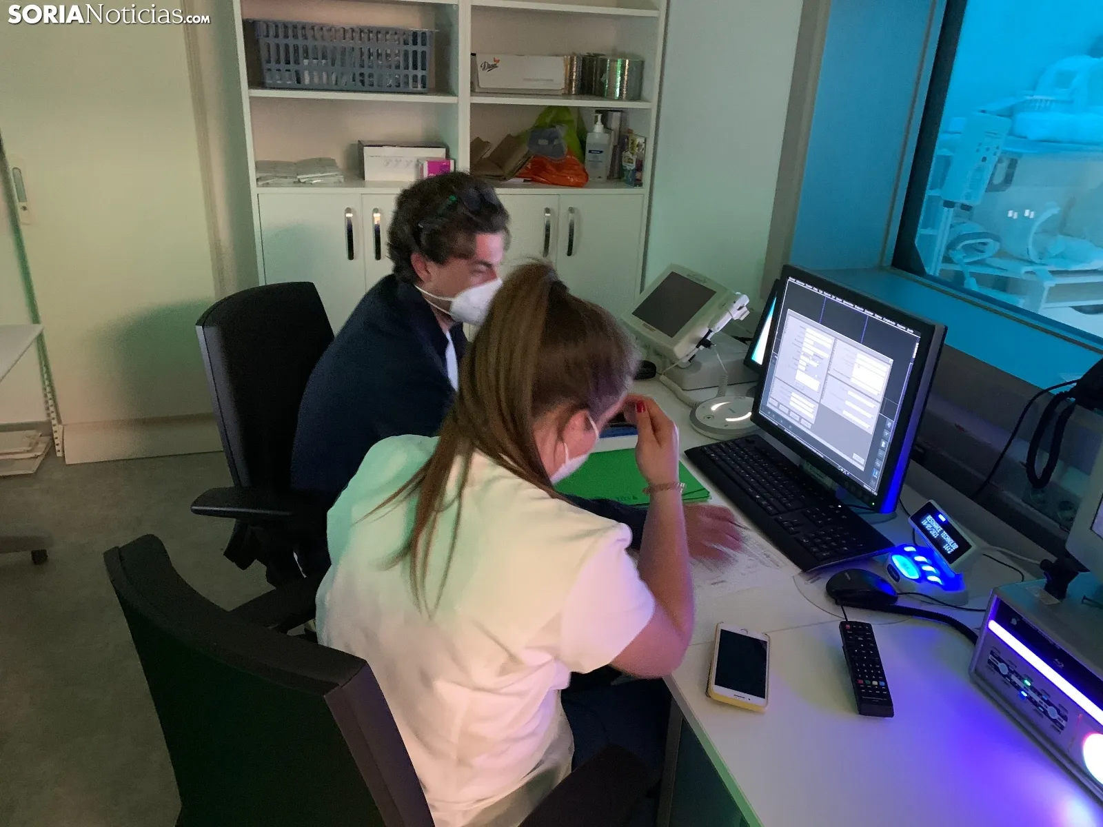 Imágenes de las instalaciones del hospital.