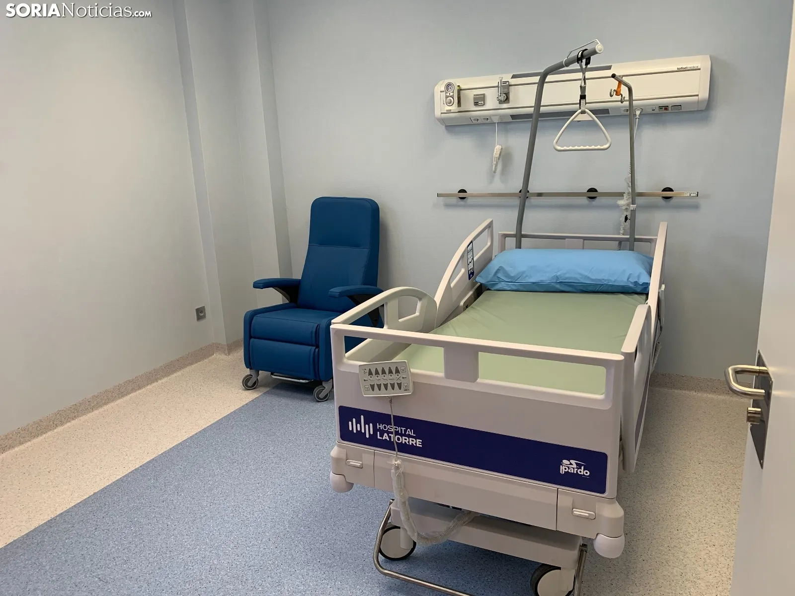 Imágenes de las instalaciones del hospital.