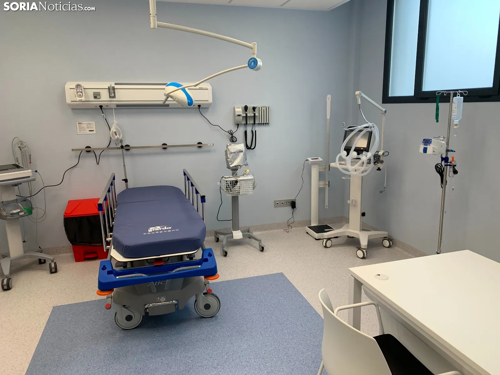 Imágenes de las instalaciones del hospital.