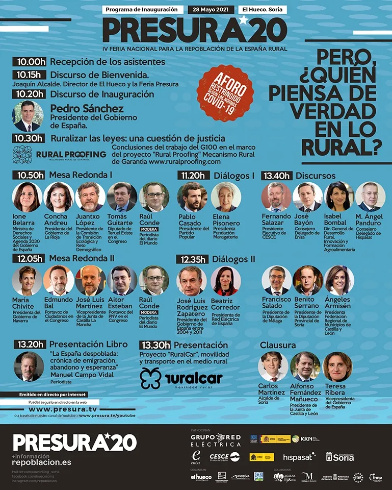 El programa para esta cuarta edición. 