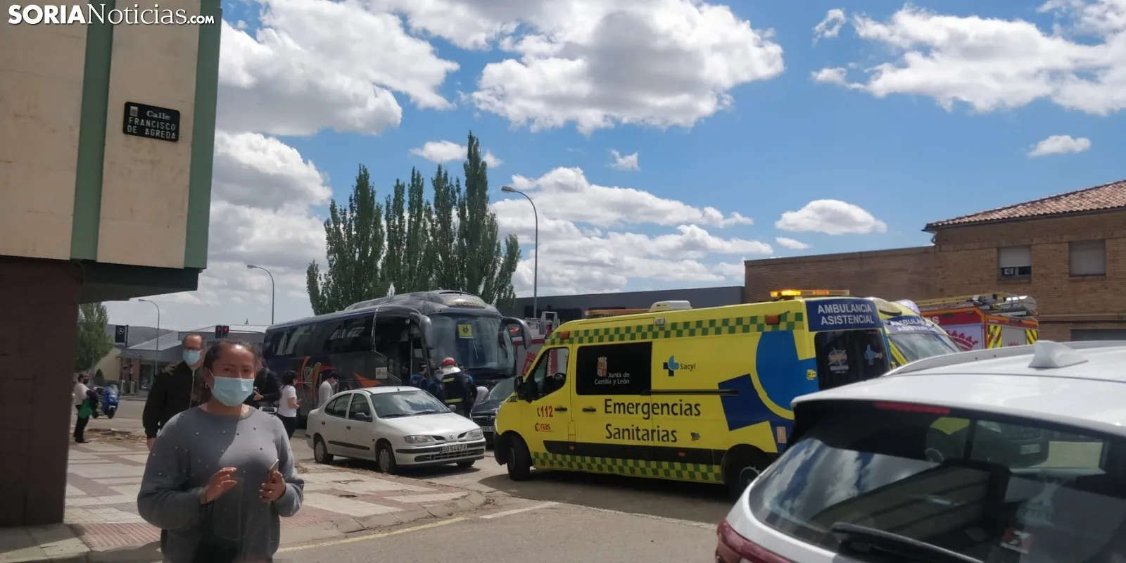 Imagen del accidente.
