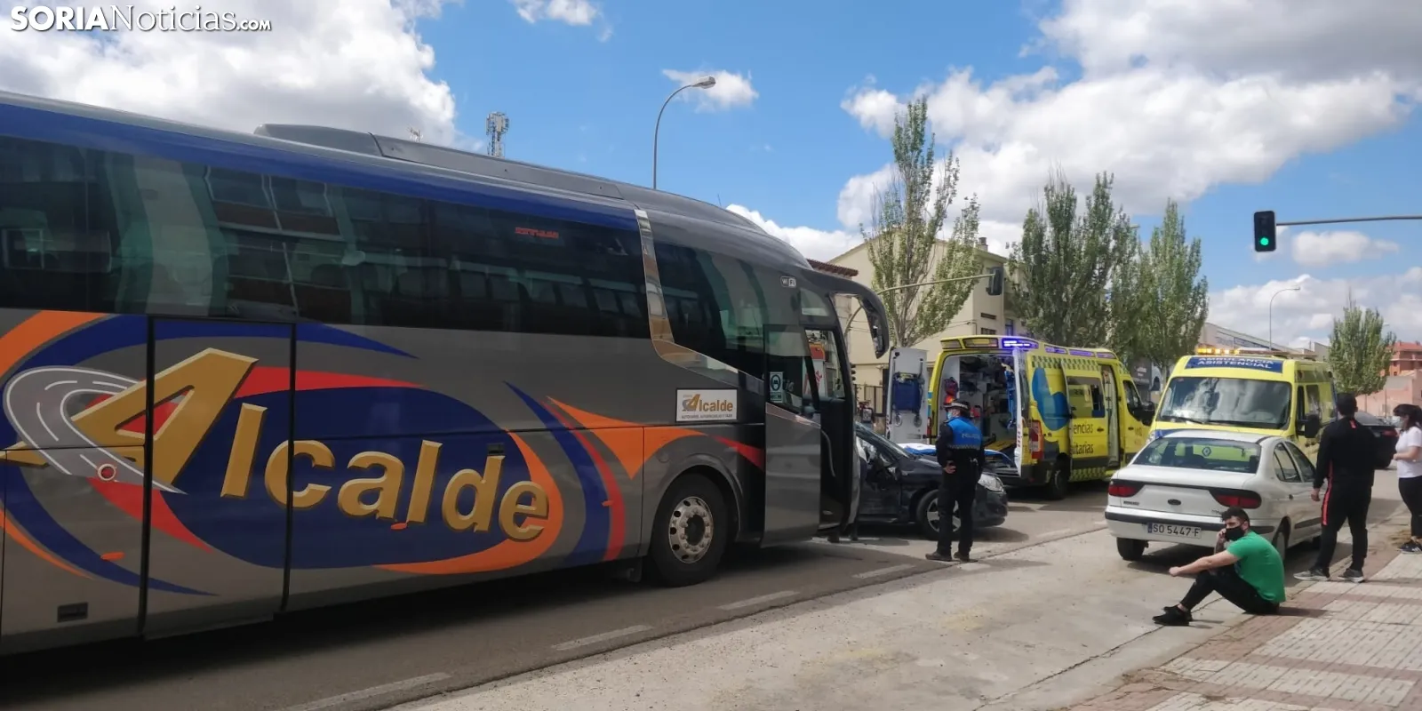 Accidente en Eduardo Saavedra.