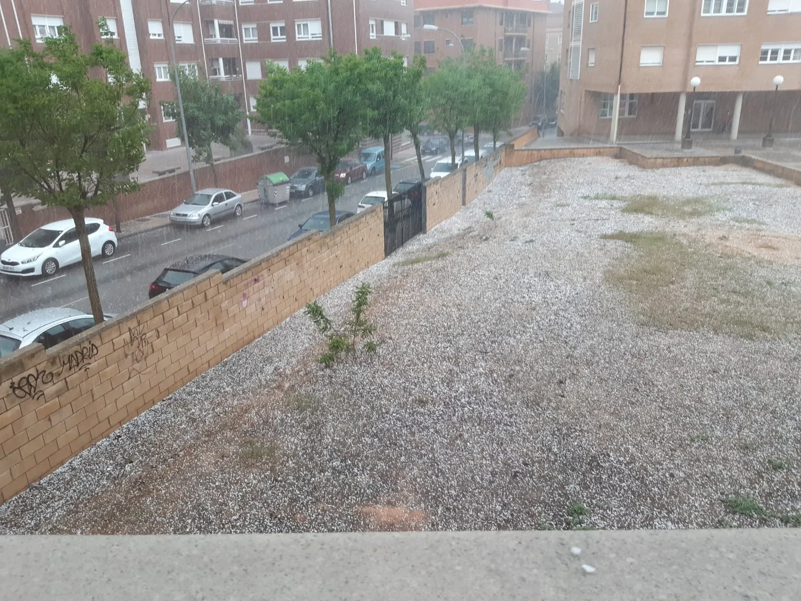 Imágenes de la tormenta de este 30 de mayo en la capital.