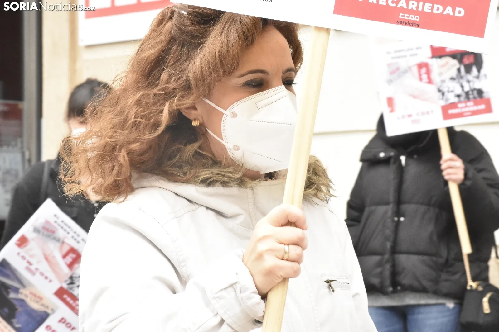 Concentración de CCOO en el 1 de Mayo. 