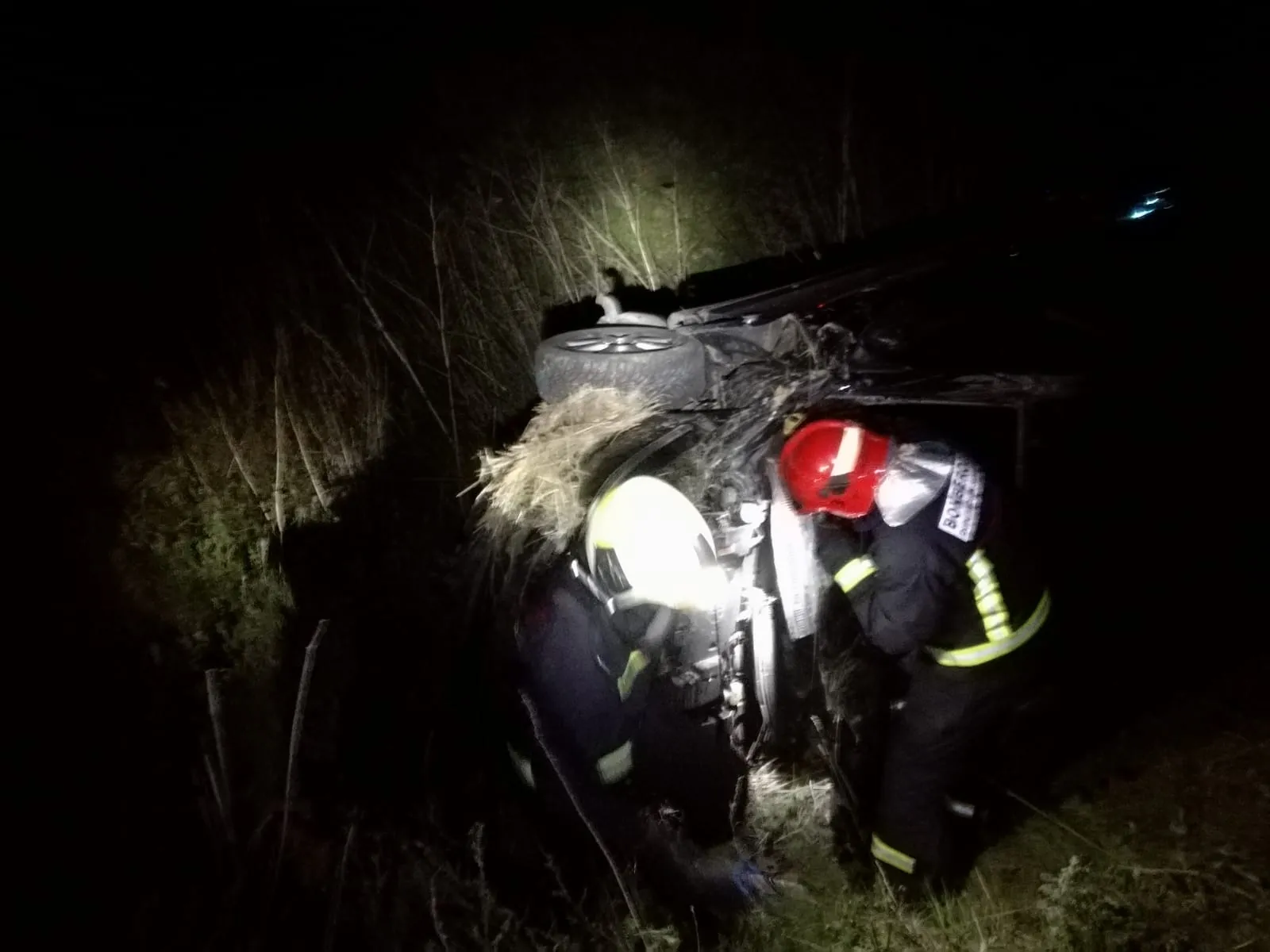 Foto 2 - Complicado accidente en &Aacute;greda con una mujer trasladada a Soria