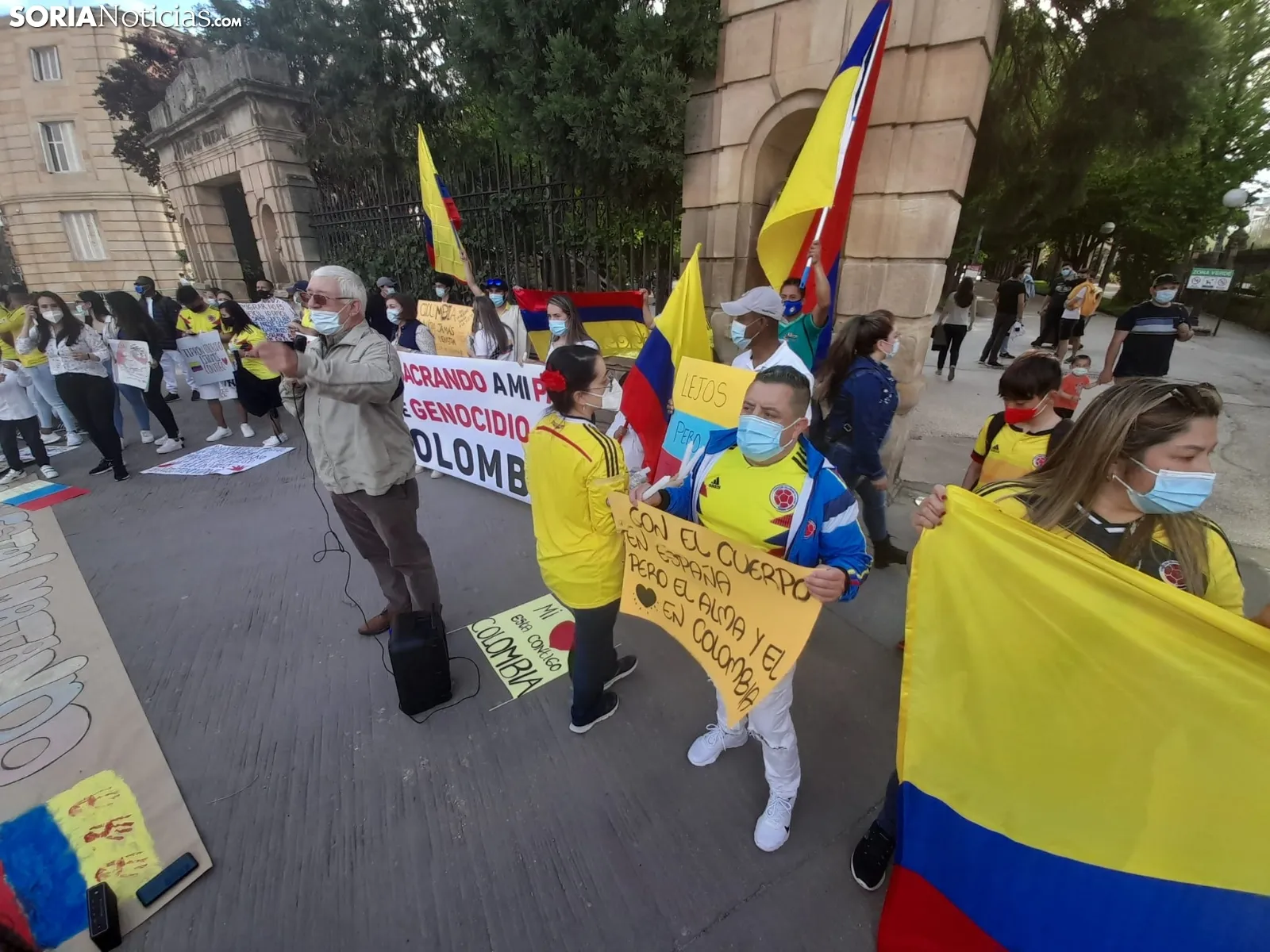 Una imagen de la concentración de este sábad en la capital. /SN