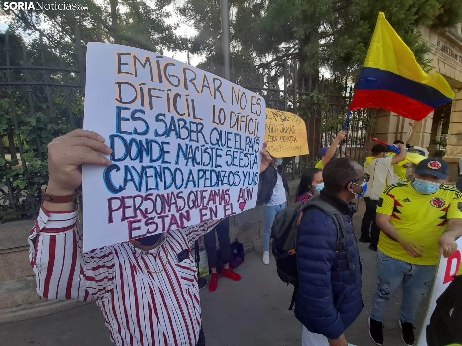 Una imagen de la concentración de este sábad en la capital. /SN