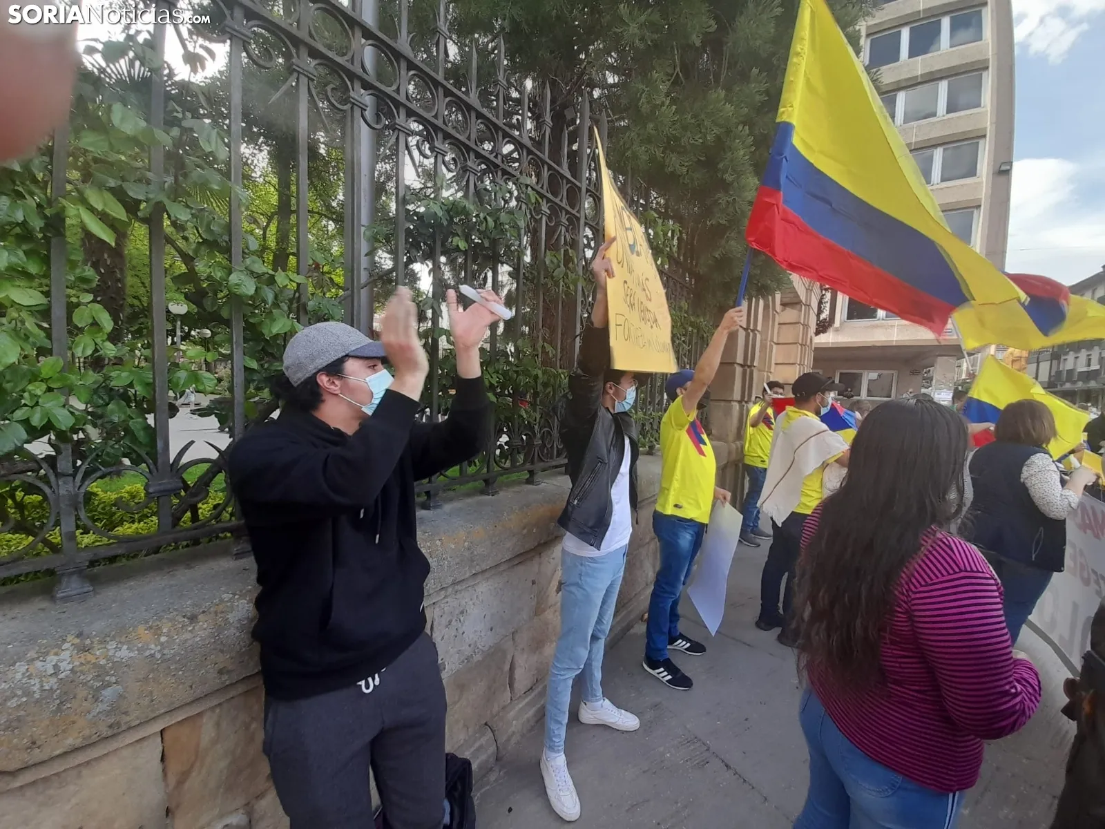 Una imagen de la concentración de este sábad en la capital. /SN