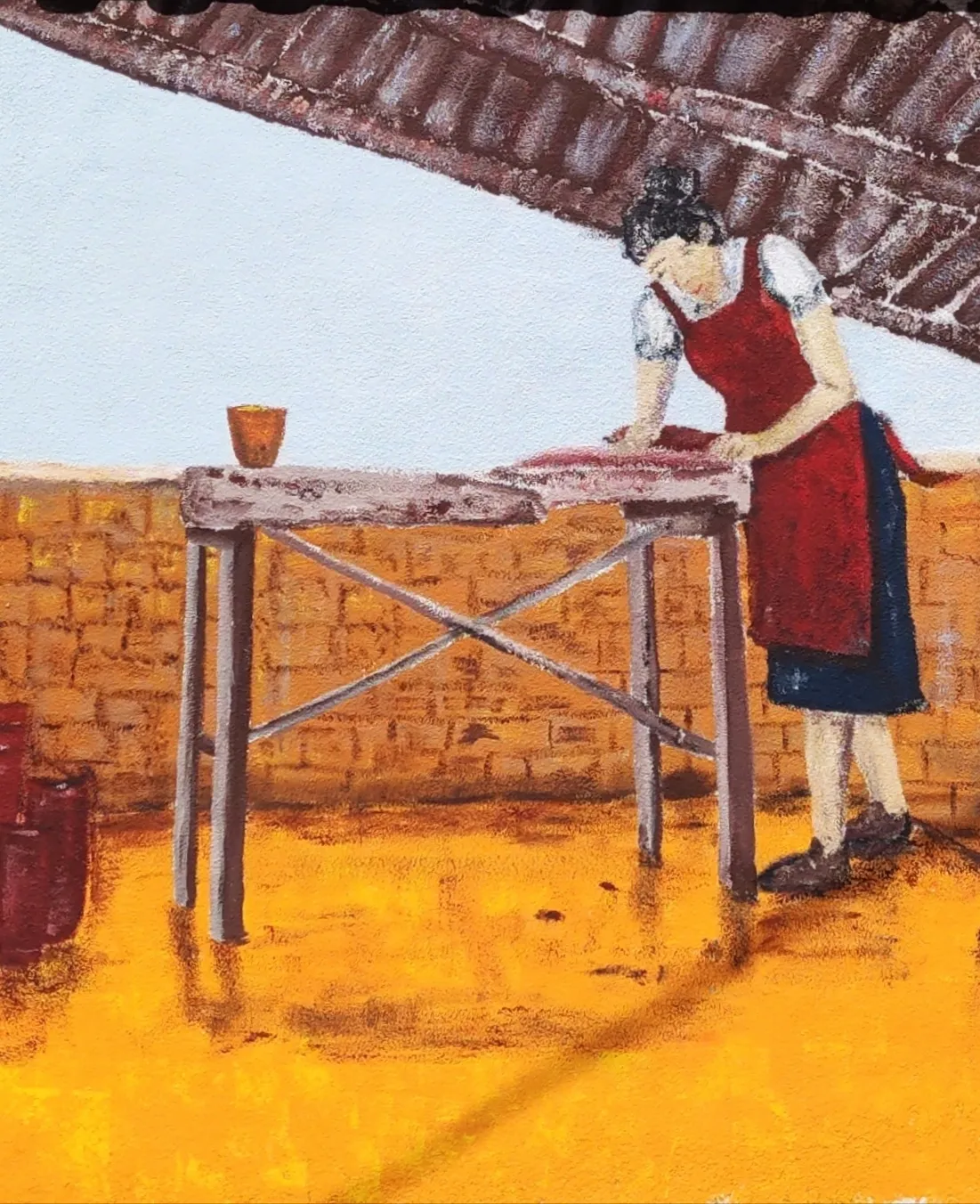Imágenes del mural de Bayubas de Abajo.