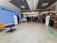 Una imagen del acto de bendición del Hospital Latorre. /SN