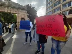 Una imagen de la concentración de este sábad en la capital. /SN