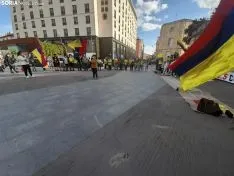 Una imagen de la concentración de este sábad en la capital. /SN