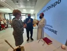 Una imagen del acto de bendición del Hospital Latorre. /SN