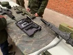 Una imagen de la presencia del Ejército hoy en San Leonardo de Yagüe. /SN