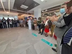 Una imagen del acto de bendición del Hospital Latorre. /SN