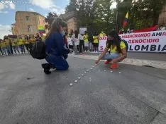Una imagen de la concentración de este sábad en la capital. /SN