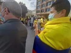 Una imagen de la concentración de este sábad en la capital. /SN