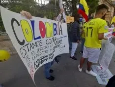 Una imagen de la concentración de este sábad en la capital. /SN
