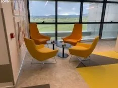 Imágenes de las instalaciones del hospital.