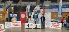 Una imagen que dejan las competiones del bádminton soriano.