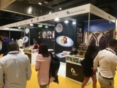 Una imagen del stand soriano en la feria gastronómica. /Dip.