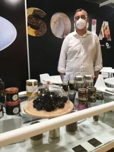 Una imagen del stand soriano en la feria gastronómica. /Dip.