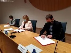Firma del convenio y presentación de la concentración permanente.