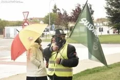 Concentración de Vox y Solidaridad en Soria. 