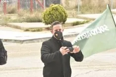 Concentración de Vox y Solidaridad en Soria. 