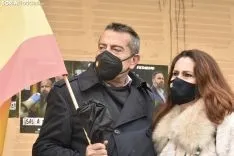 Concentración de Vox y Solidaridad en Soria. 