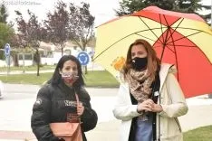 Concentración de Vox y Solidaridad en Soria. 