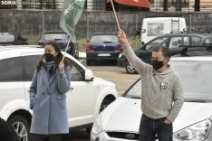 Concentración de Vox y Solidaridad en Soria. 