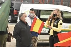 Concentración de Vox y Solidaridad en Soria. 