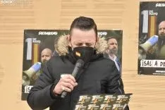 Concentración de Vox y Solidaridad en Soria. 