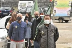 Concentración de Vox y Solidaridad en Soria. 