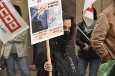 Concentración de CCOO en el 1 de Mayo. 
