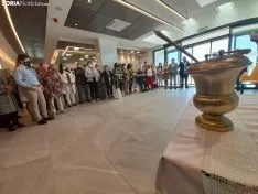 Una imagen del acto de bendición del Hospital Latorre. /SN
